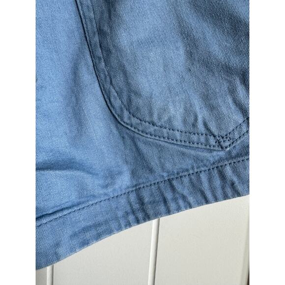 Rag & Bone Womens Shorts Sz 23 Slim Fit High Rise Powder Blue Cotton - Picture 7 of 10